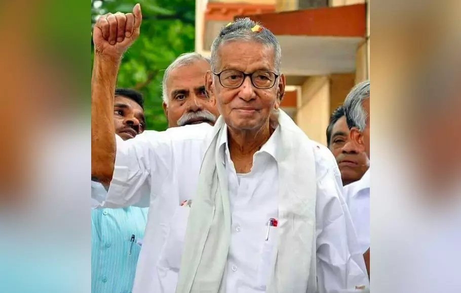 N Sankaraiah, veteran Marxist leader and freedom fighter, passes away