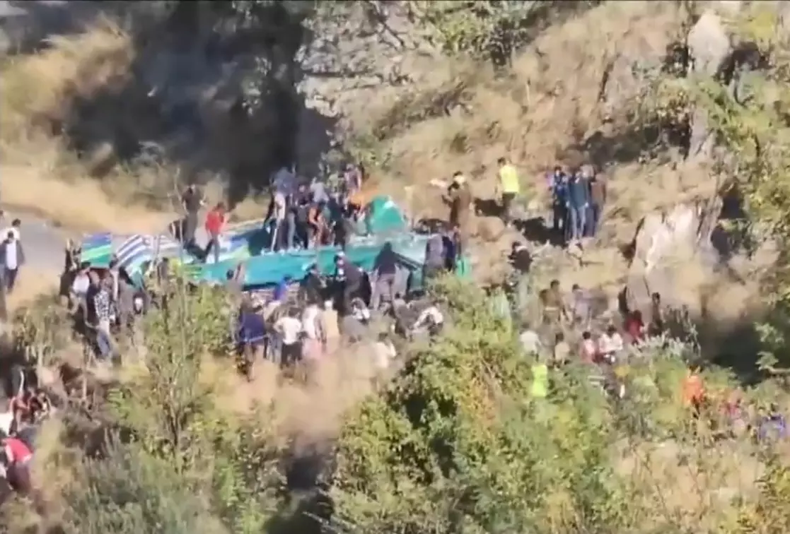Bus falls into gorge in J&Ks Doda district; 36 killed,19 hurt: Officials