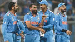 Mohammed Shami, Rohit Sharma, Shreyas Iyer, Virat Kohli