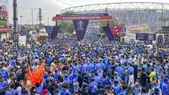 World Cup final: ‘Ocean of Blue’ makes way towards Motera