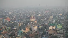 Delhi smog and air pollution