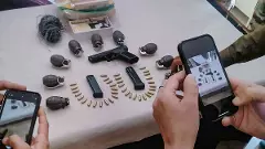 Forces recover arms, explosives dropped by drone in Jammu’s Akhnoor