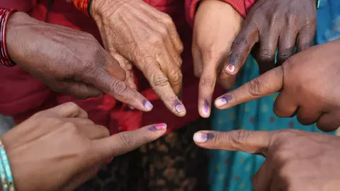 Rajasthan Assembly polls 2023, Inked fingers, Voting, Voters, Elections Rajasthan Assembly polls 2023, Inked fingers, Voting, Voters, Elections