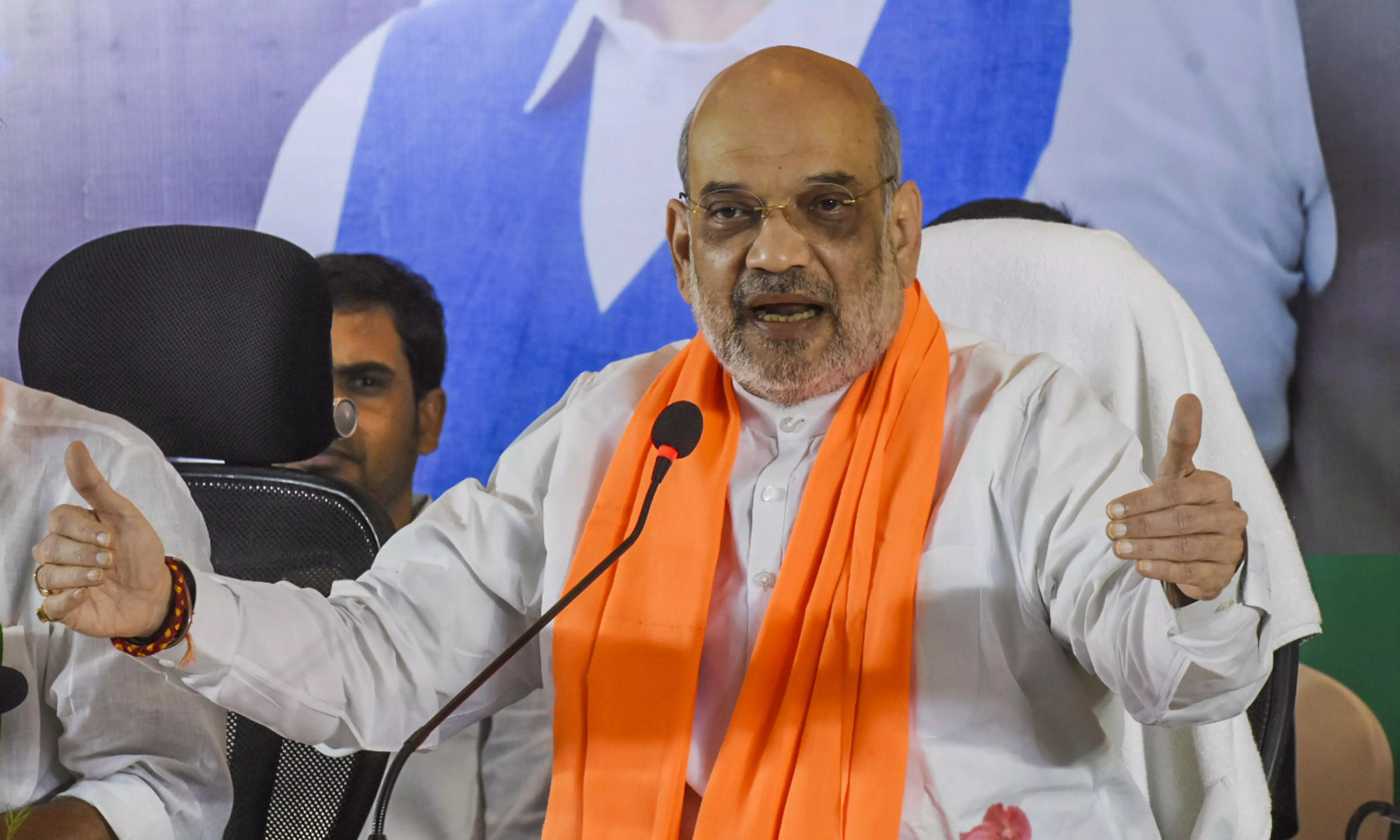 Deal between Cong and BRS to make KCR as CM and Rahul Gandhi as PM, alleges Amit Shah