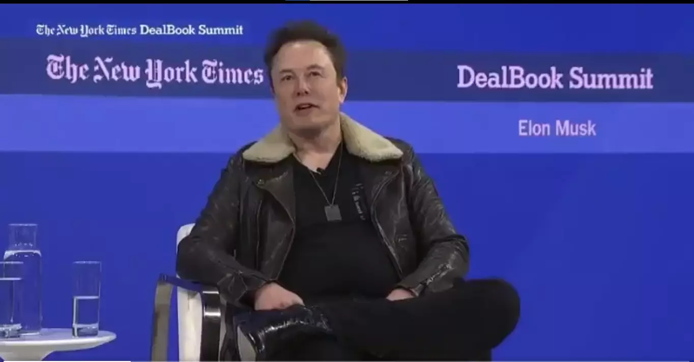 Elon Musk, X, DealBook Summit