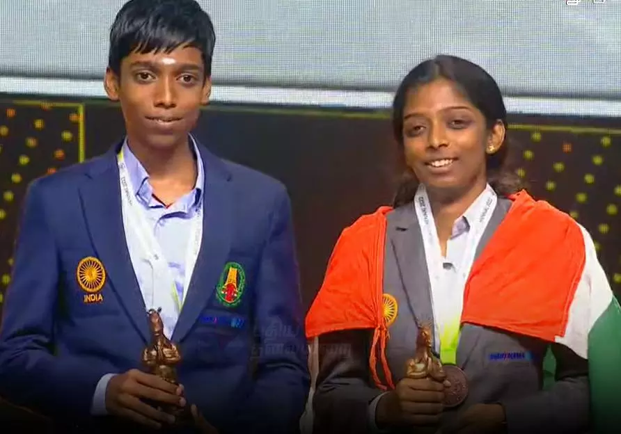 Indian siblings become 1st brother and sister to achieve chess grandmaster  title