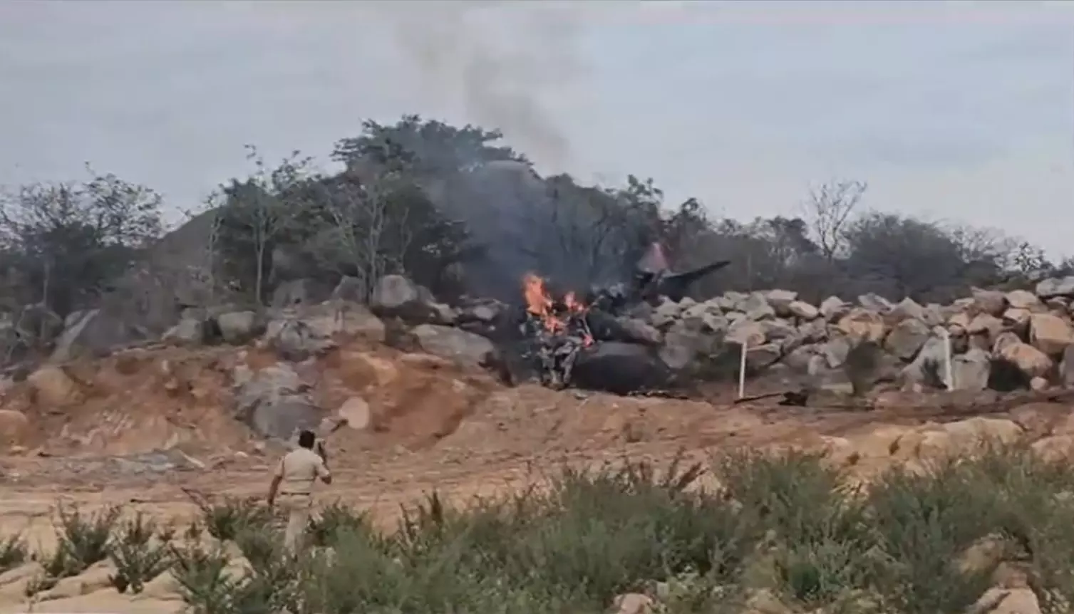 Two IAF pilots killed in trainer aircraft crash near Hyderabad