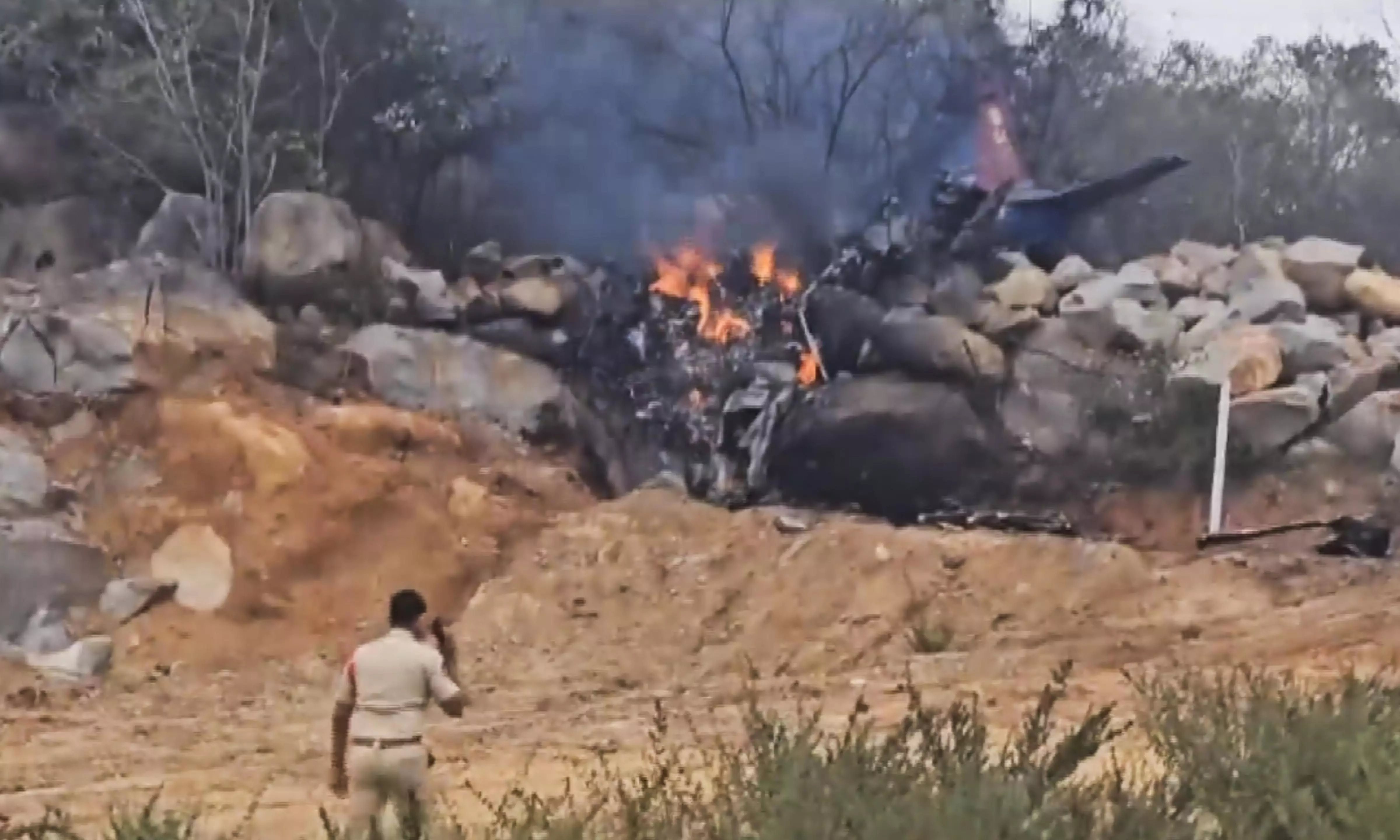 Indian Air Force Pilatus trainer aircraft crashes in Hyderabad, 2 pilots killed