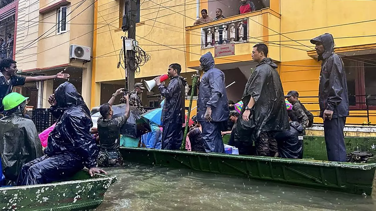 Cyclone Michaung makes landfall in AP; Odisha, Telangana on high alert