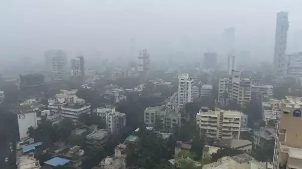Air pollution in Mumbai.