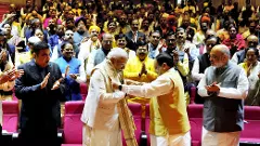 PM Modi gets standing ovation at BJP Parliamentary Party meet for poll wins