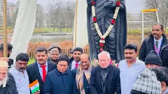Thiruvalluvars statue in Cergy, France