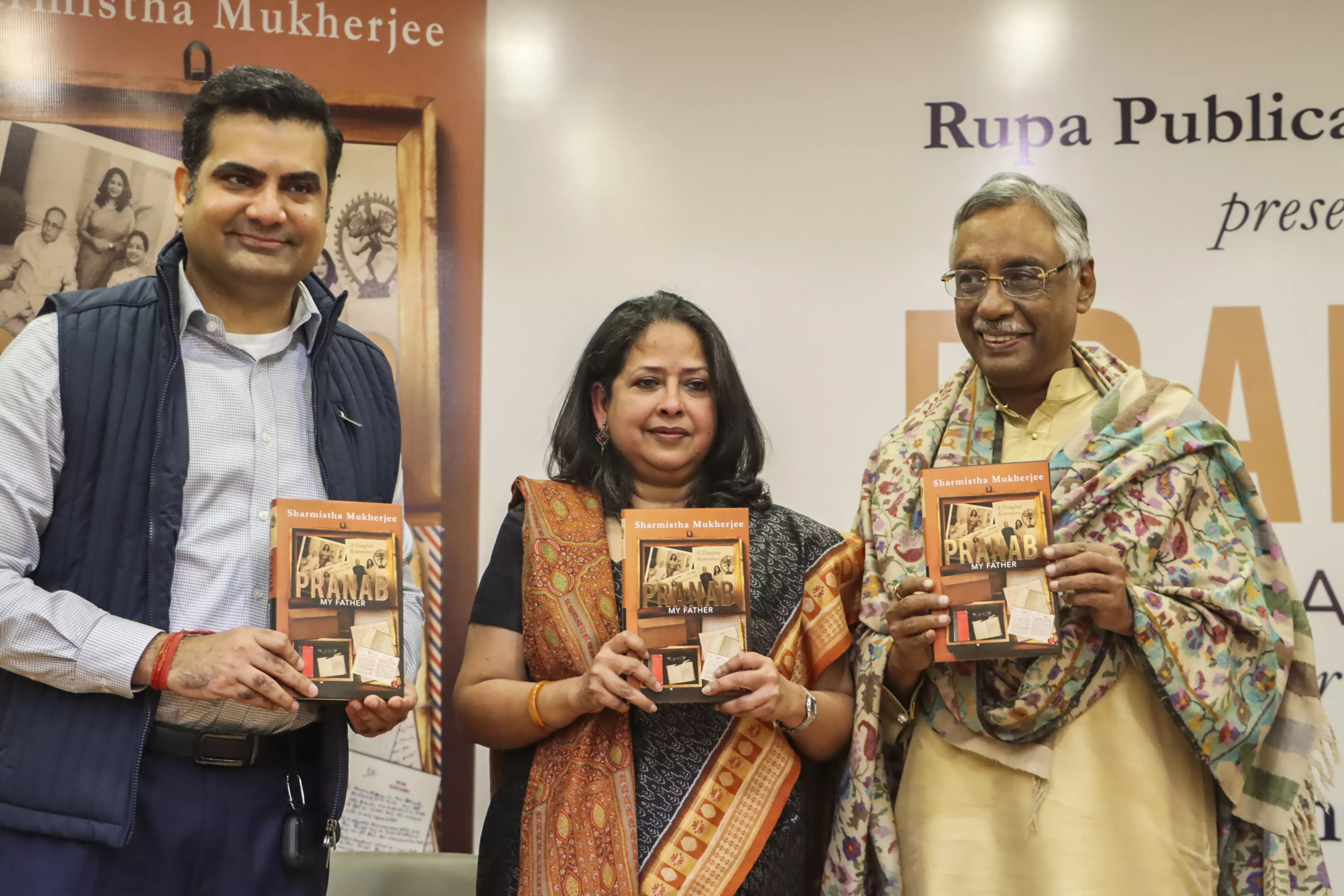 Sharmistha Mukherjee at her book launch