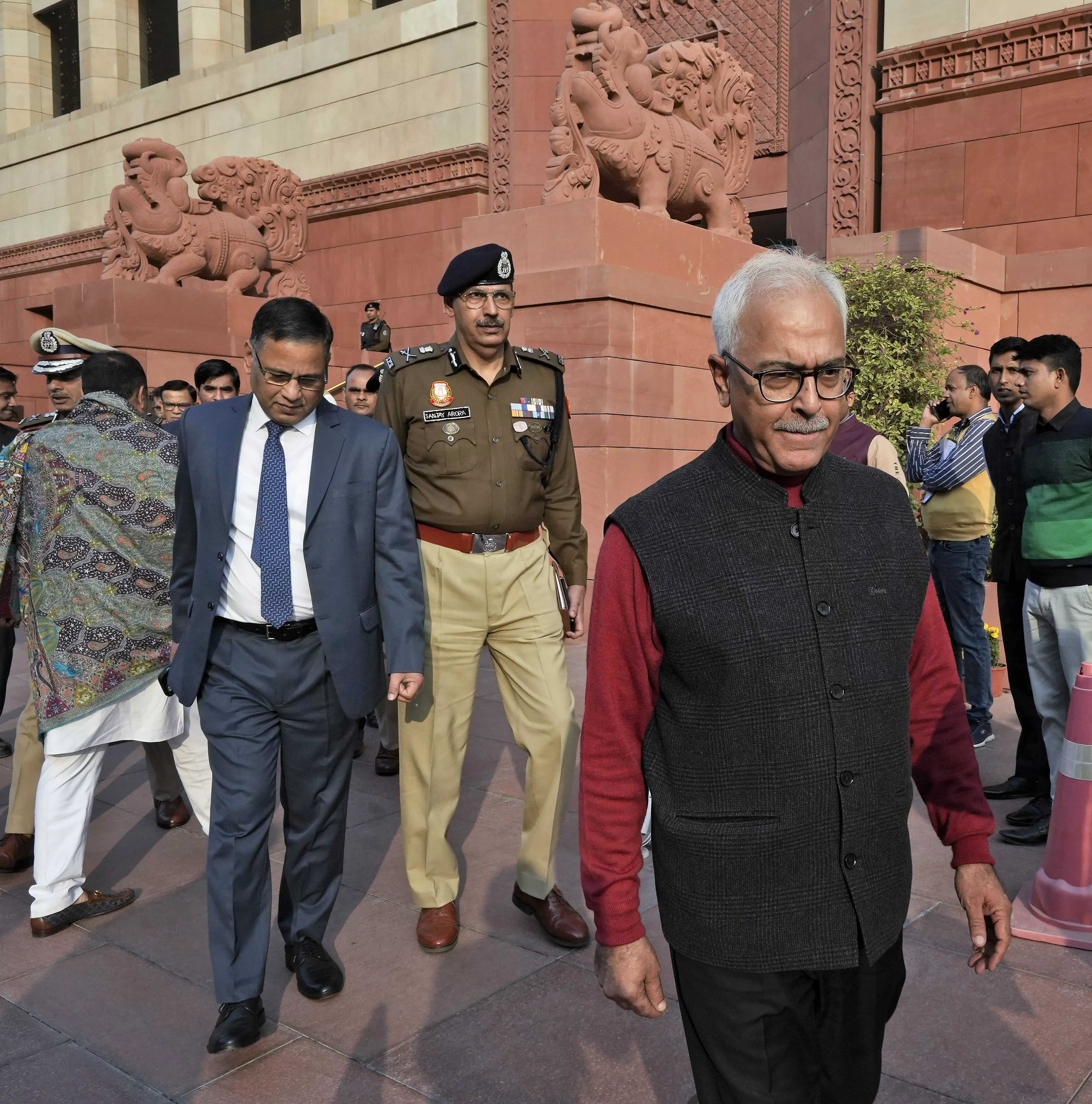 Parliament House, Home Secretary, IB Director, Delhi Police Commissioner