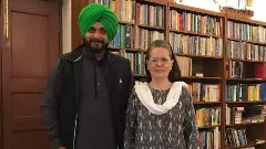 Navjot Singh Sidhu, Sonia Gandhi