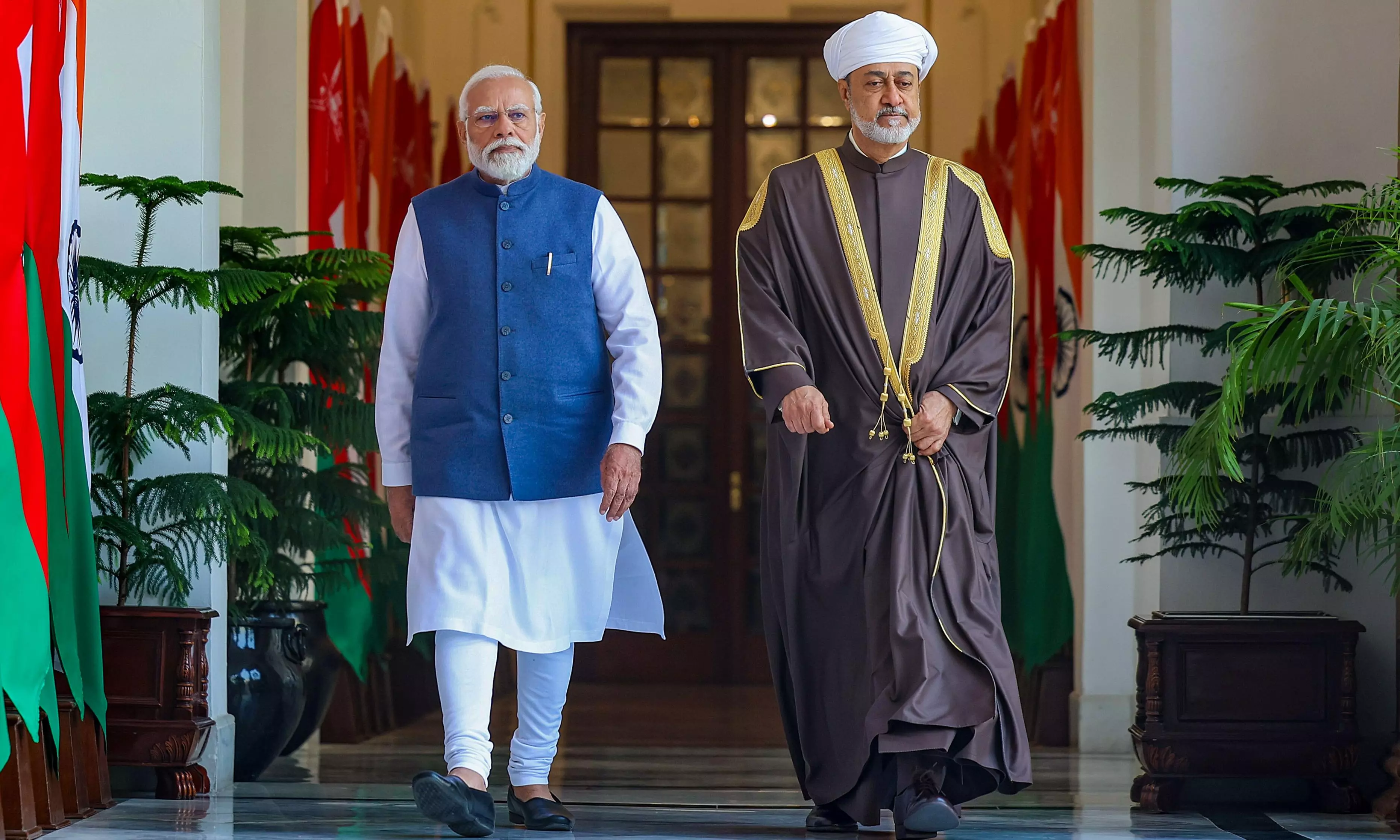 PM Modi engages in productive discussions with Omans Sultan Haitham bin Tarik