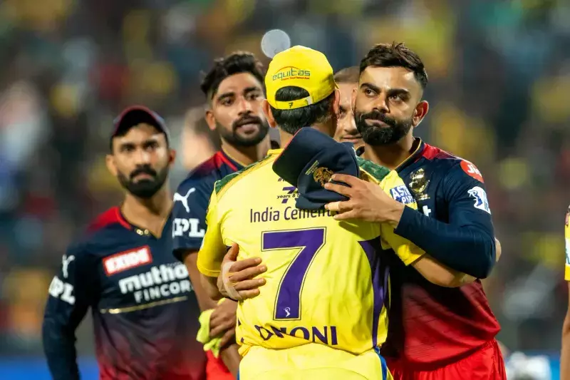 RCB vs CSK, MS Dhoni, Virat Kohli
