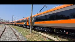 Second New Delhi-Varanasi Vande Bharat is in saffron-grey colour, has new features