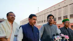 Piyush Goyal, Arjun Ram Meghwal, Pralhad Joshi