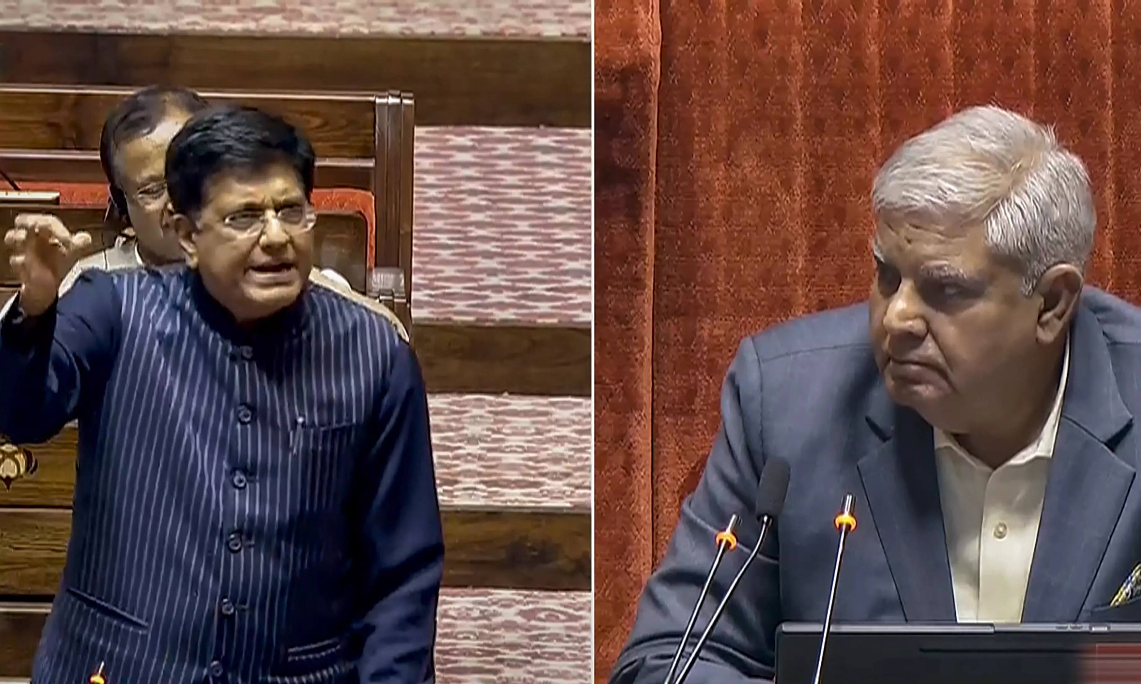 Allergic to Congress grass: Piyush Goyal takes a swipe at opposition Congress in Rajya Sabha