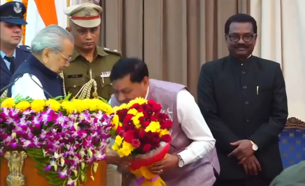 Chhattisgarhs cabinet expanded with the swearing-in of 9 BJP MLAs as ministers