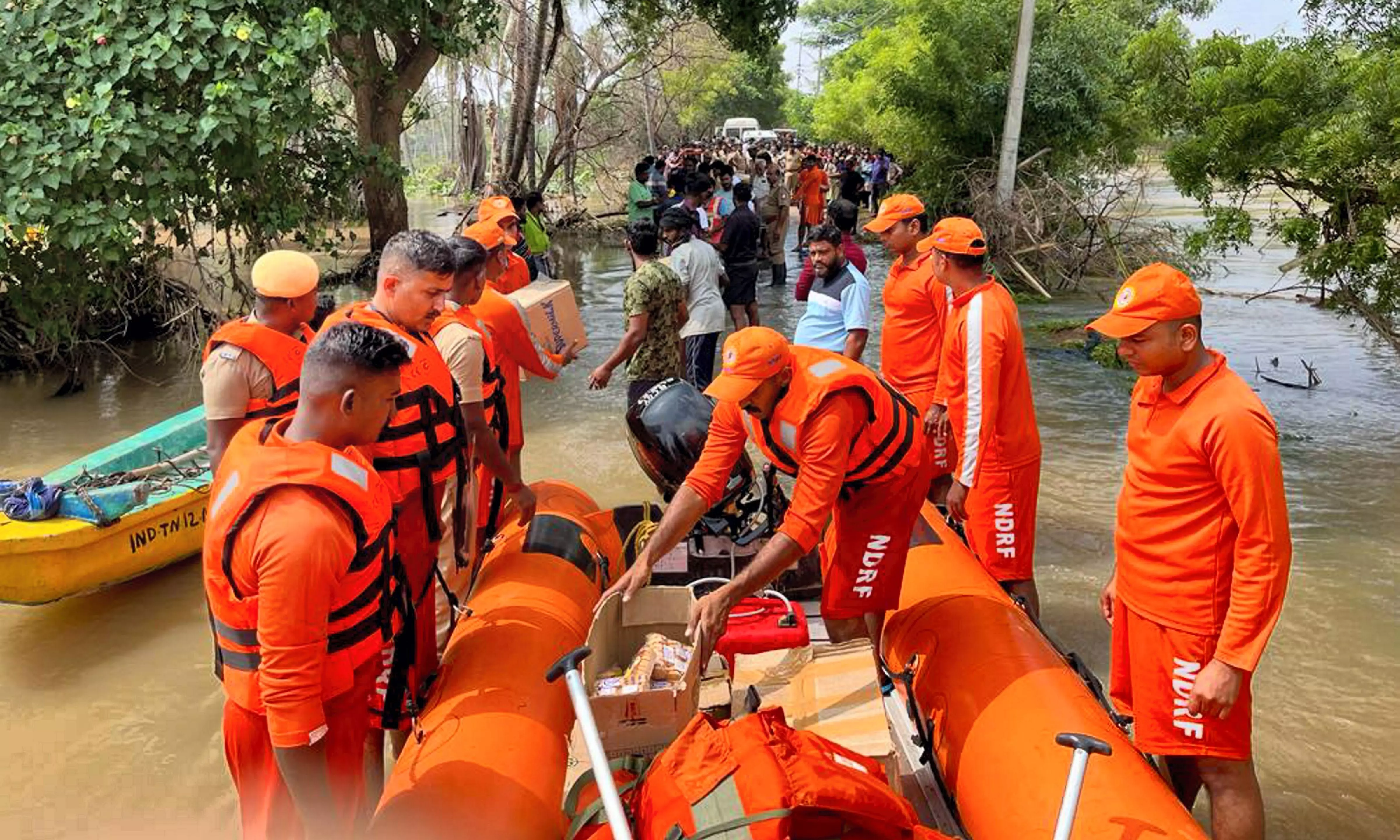 TN: Relief efforts in full swing in Thoothukudi district, NDRF arrives to provide aid