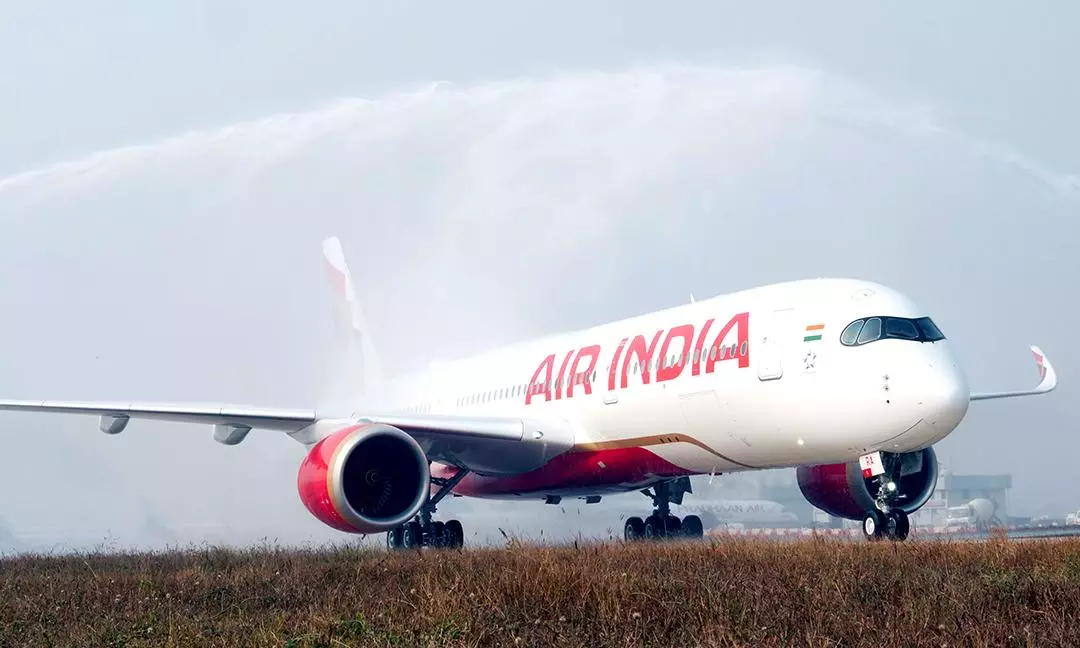 Delhi: Air India welcomes its inaugural wide-body A350-900 aircraft