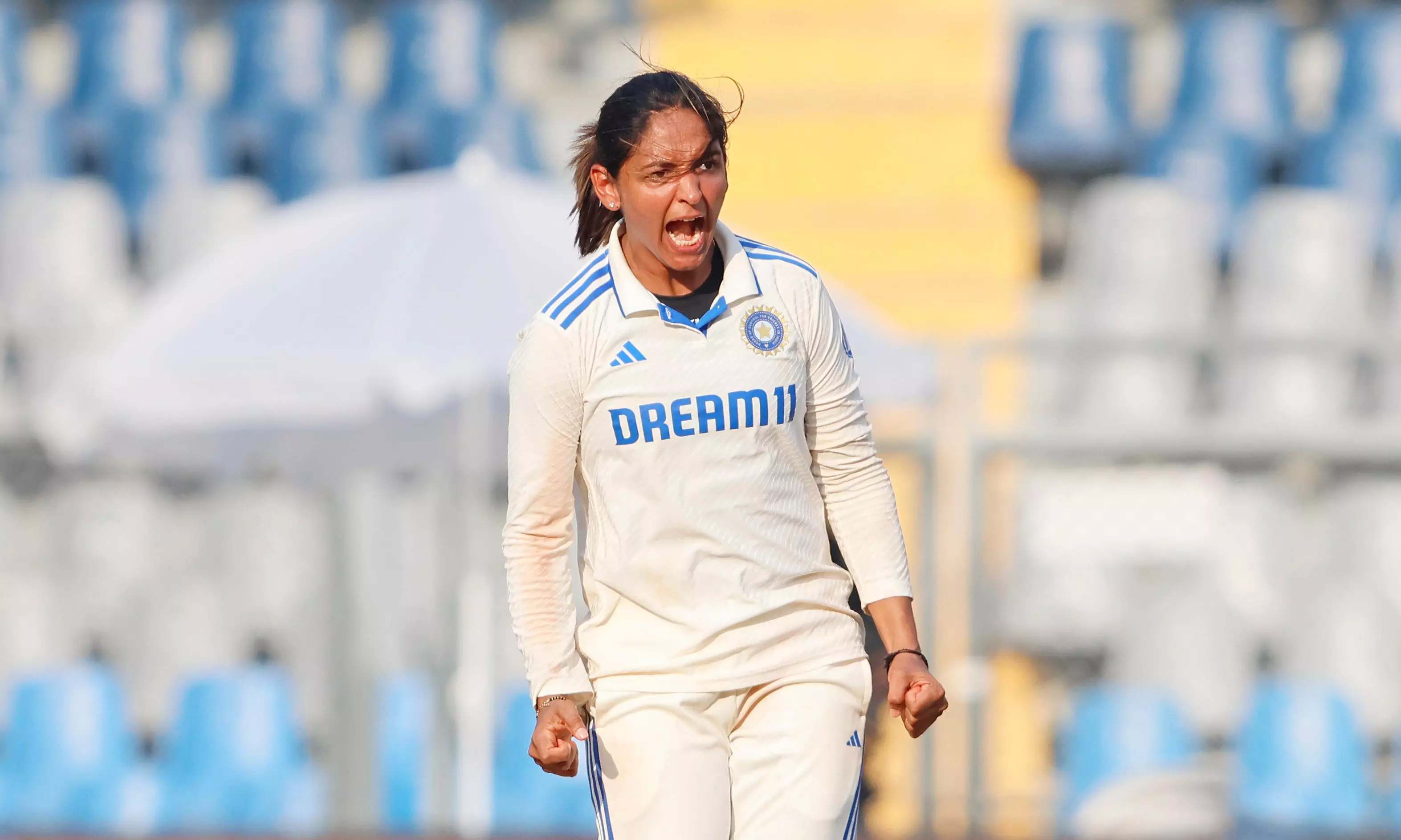 Harmanpreet leads Indian Womens fightback, yet Australia secures slight lead in one-off Test