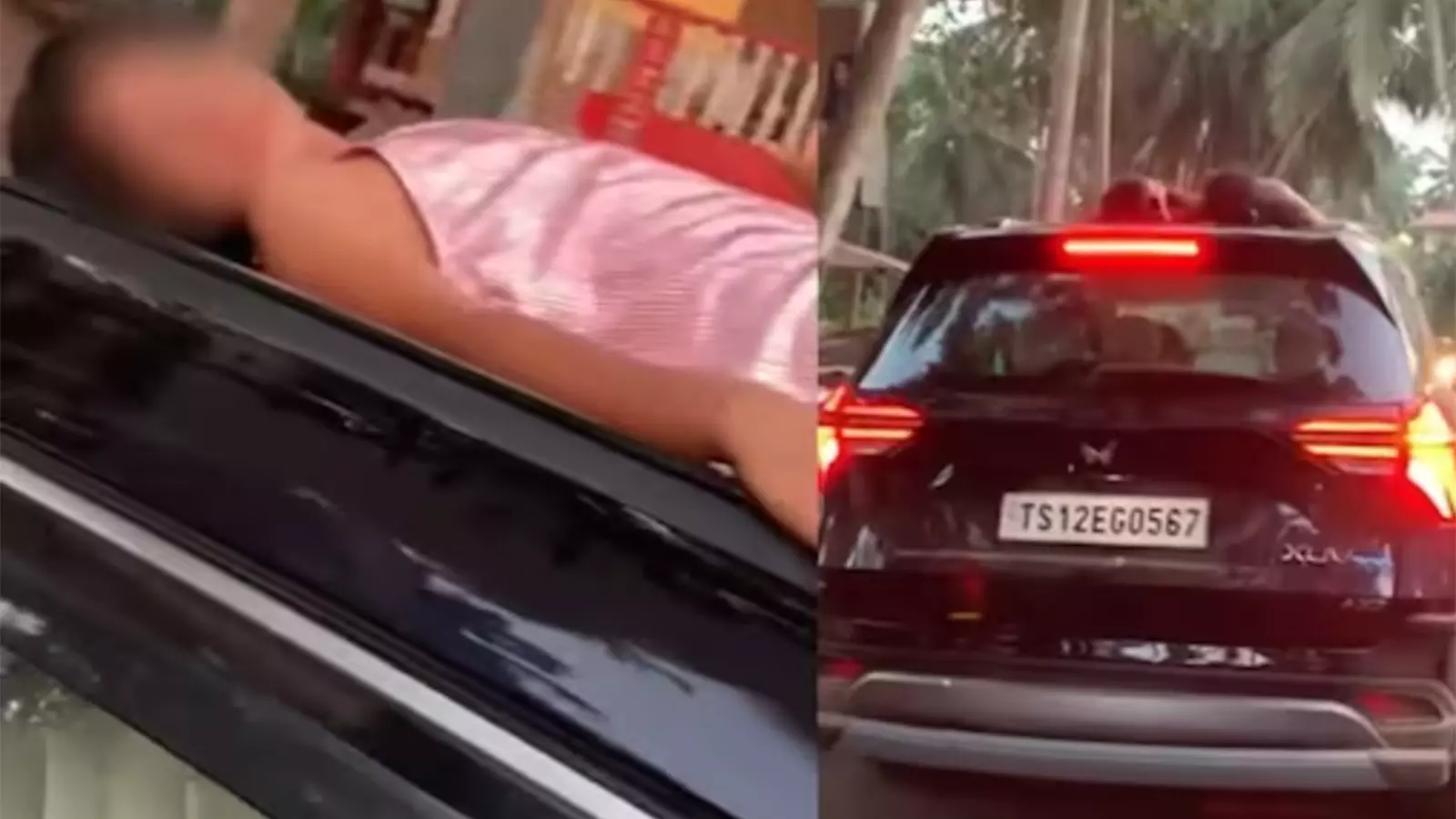 Goa: Viral video shows children asleep atop moving SUV; cops file FIR