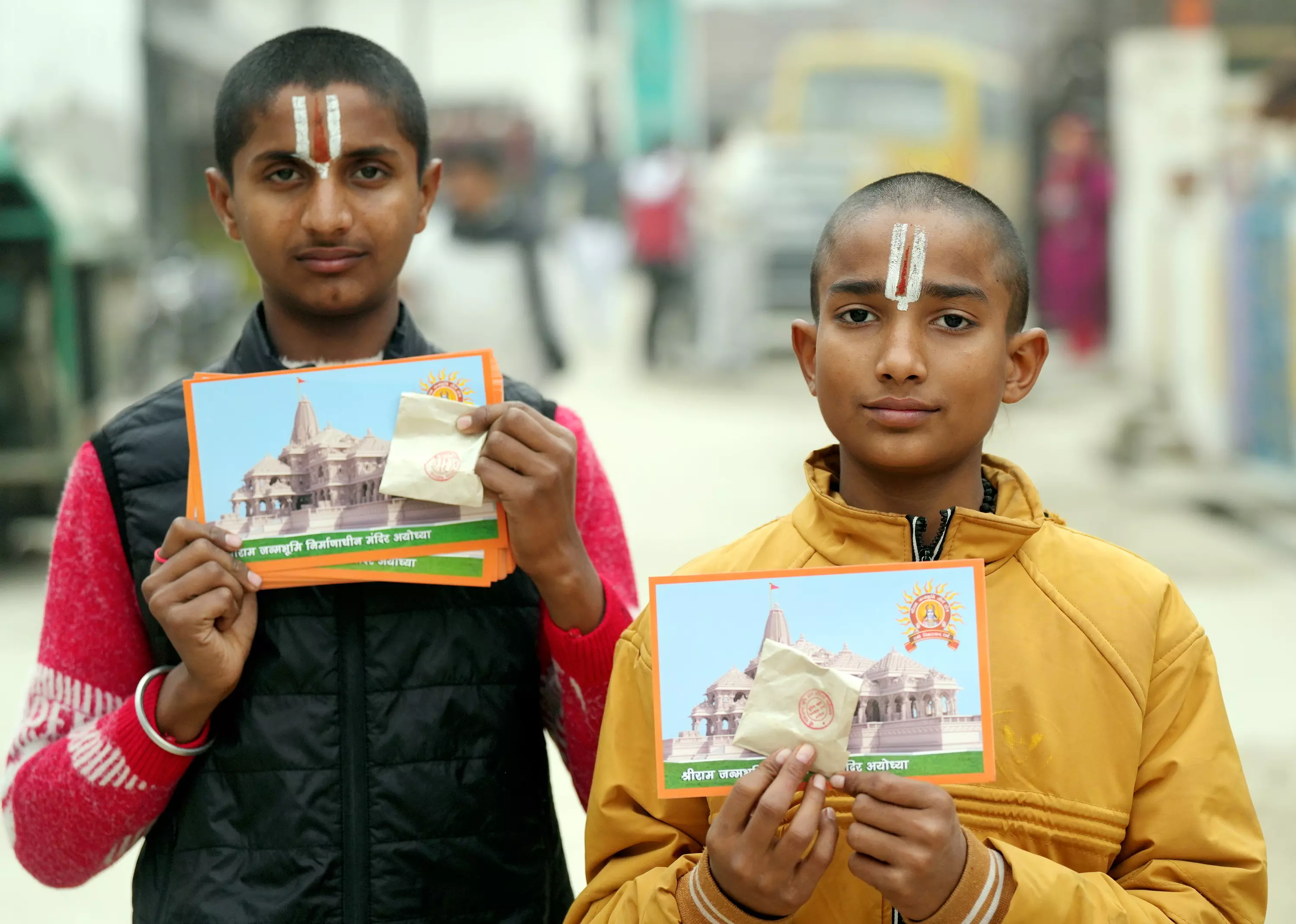 Ayodhya: Akshat distribution begins ahead of Ram temple consecration, to continue till Jan 15