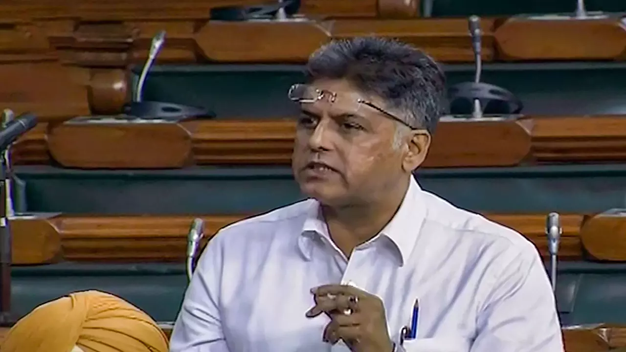 Internal contradictions led to Congress loss in 2022 Punjab polls: Manish Tewari