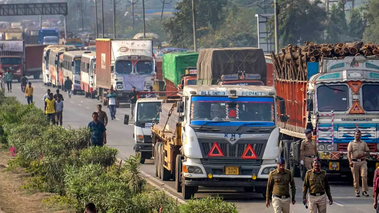 Karnataka truckers strike begins against fuel price hike, toll-related issues