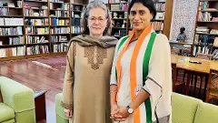 YS Sharmila, Sonia Gandhi