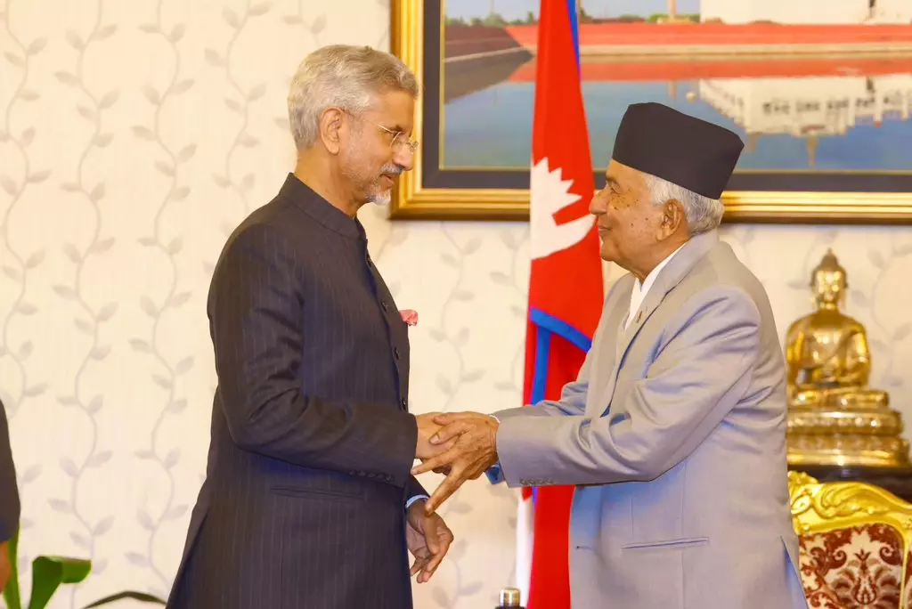 Jaishankar calls on Nepals top leadership; exchange views on Nepal-India relations