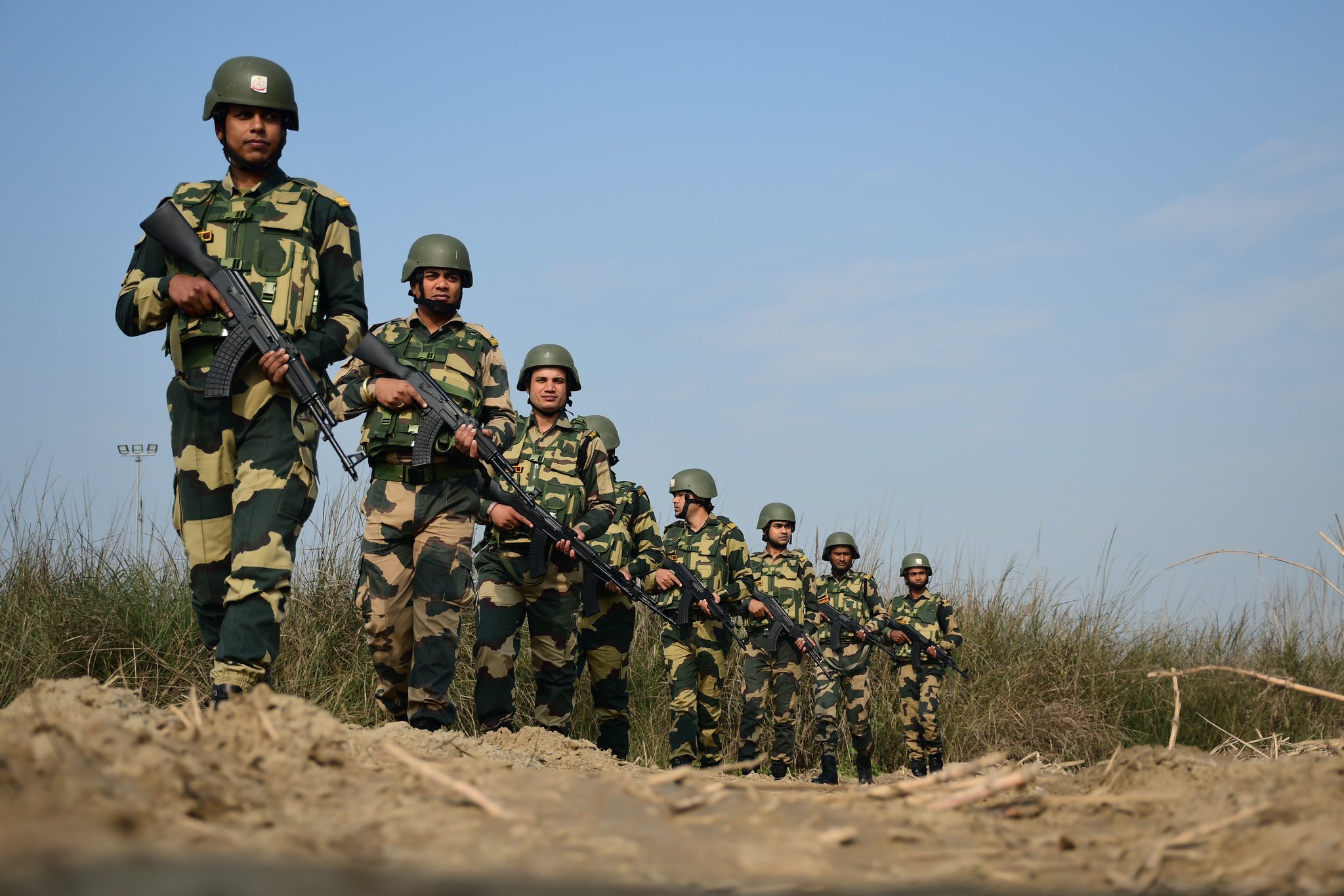 To protect border, BSF guards endure extreme weather from 55 degrees to ...