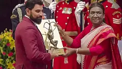 President Murmu, Mohammed Shami, Arjuna Award