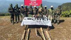 Arms and explosives seized in Manipur