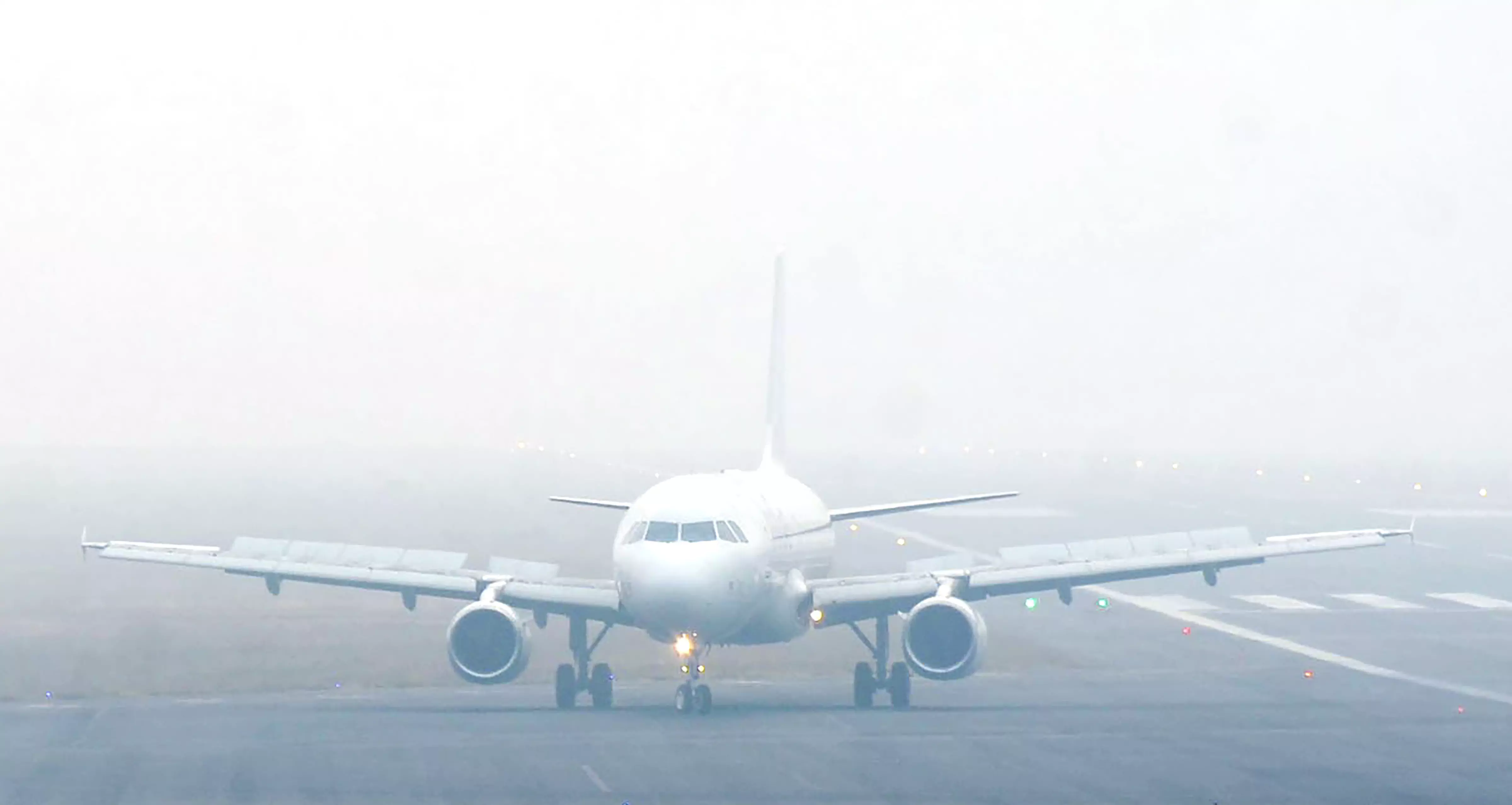 Fog, Ranchi, Plane landing