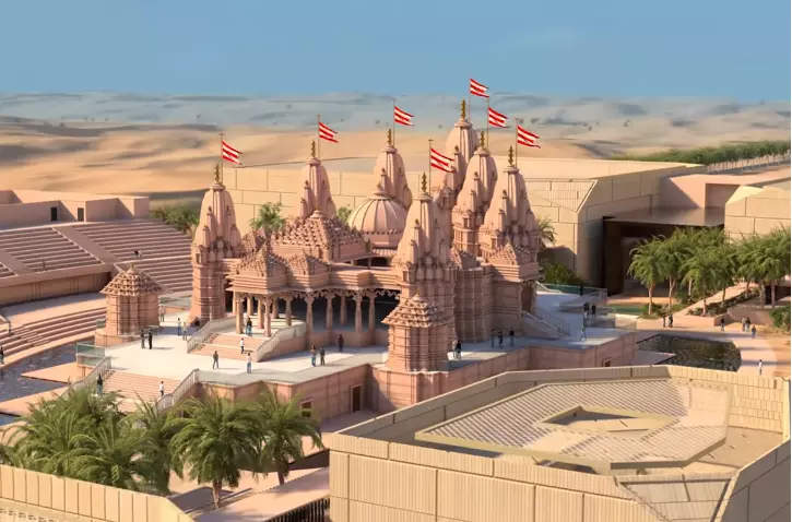 BAPS Hindu temple opening in Abu Dhabi: Preparations in full swing before PM Modi’s visit