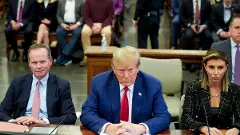 Donald Trump defies judge, addresses civil fraud trial after judge receives bomb threat