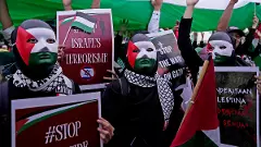 Thousands participate in pro-Palestinian marches during a global day of protests in London, other cities