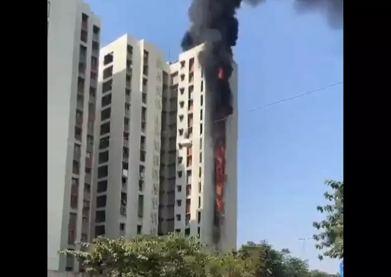 Thane: Fire breaks out in duct of Dombivali high-rise building, doused