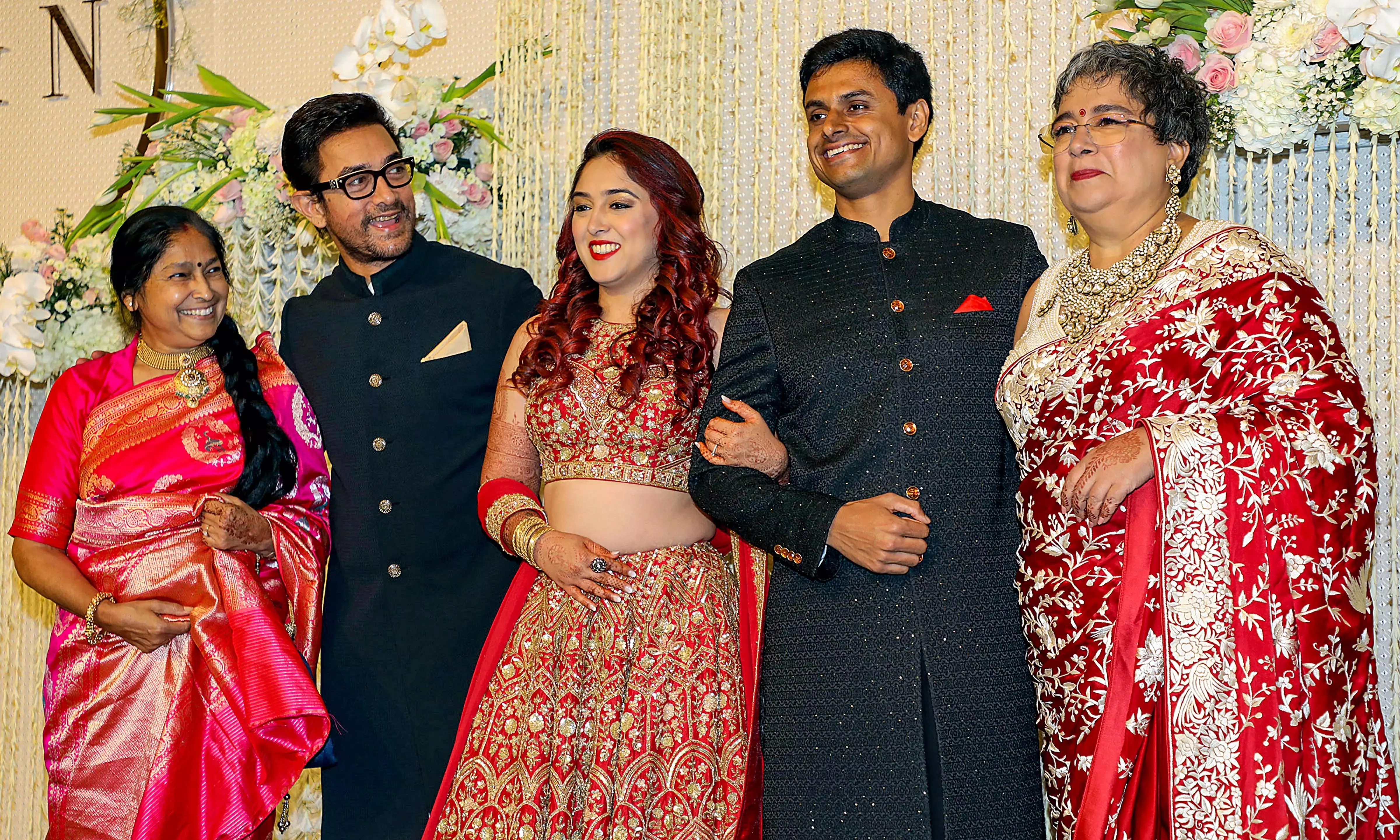 SRK, Salman, and Sachin Tendulkar grace Aamir Khans daughter Iras wedding reception