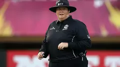 Englands cricket umpire Sue Redfern
