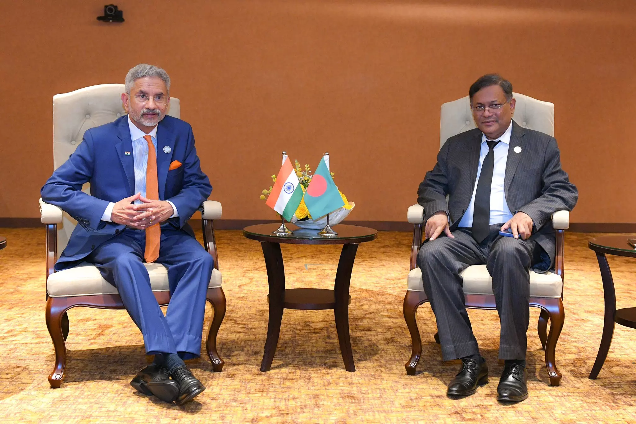 Jaishankar with Bangladesh Foreign Minister Dr Mohammed Hasan Mahmud