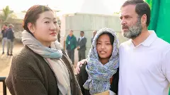 Rahul Gandhi meets Arunachal woman whose father-in-law was abducted by PLA