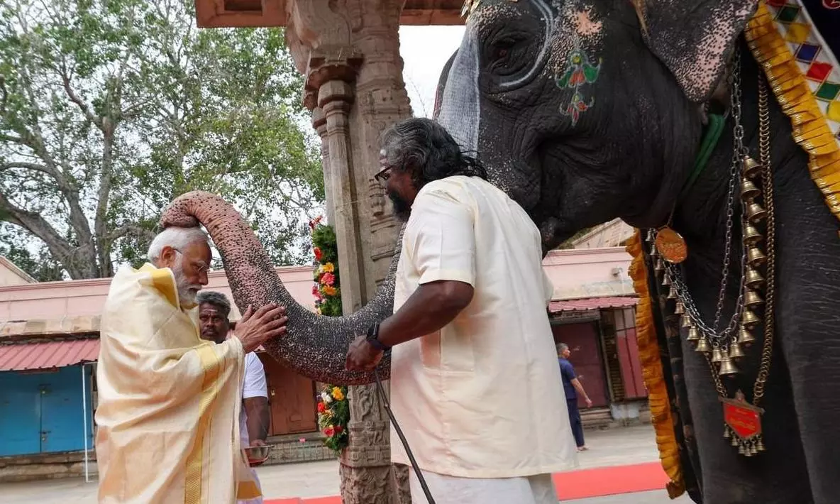 Modis benign Hindutva face in TN, latest bid to break electoral ice