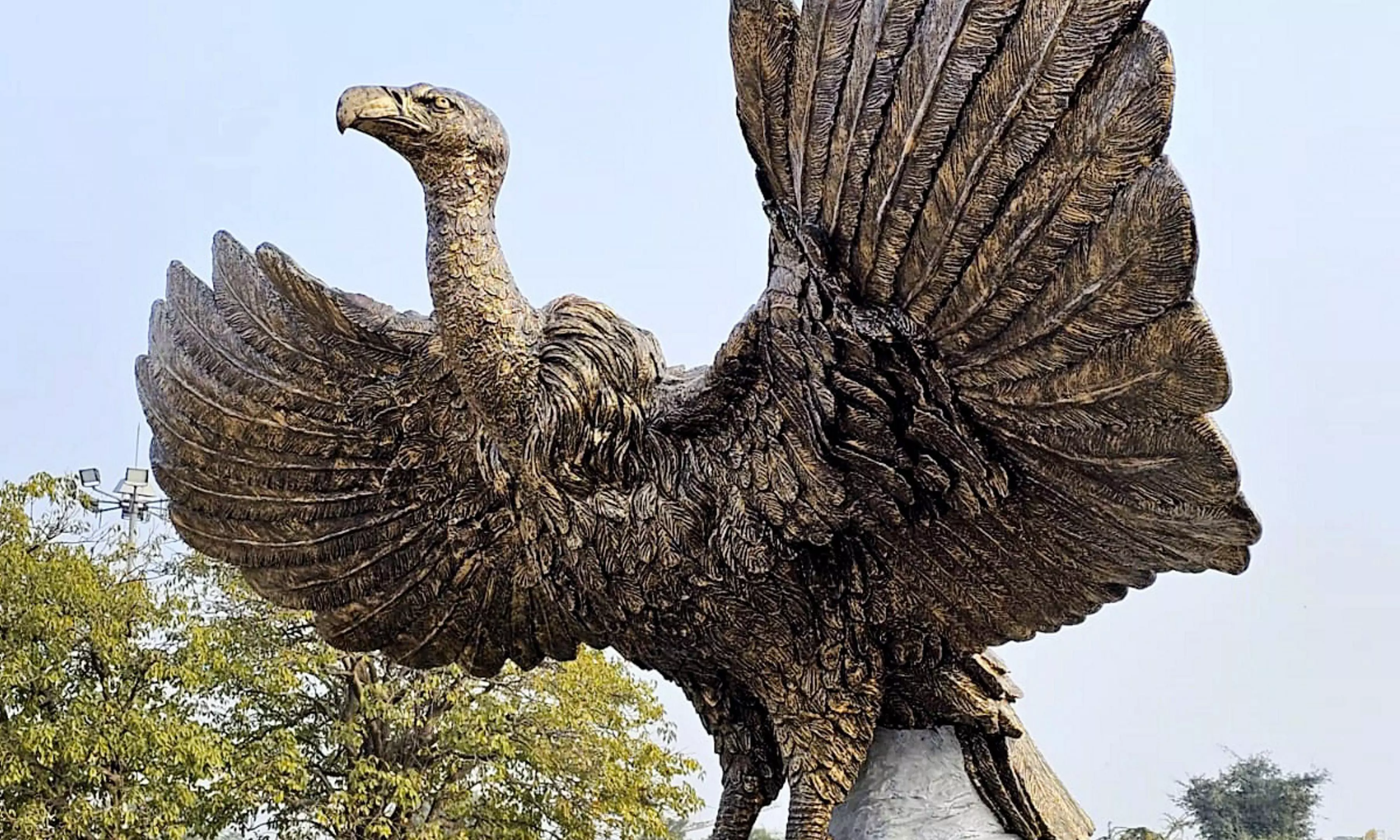 3.5-tonne Jatayu sculpture in Ayodhya required extensive research: Sculptor