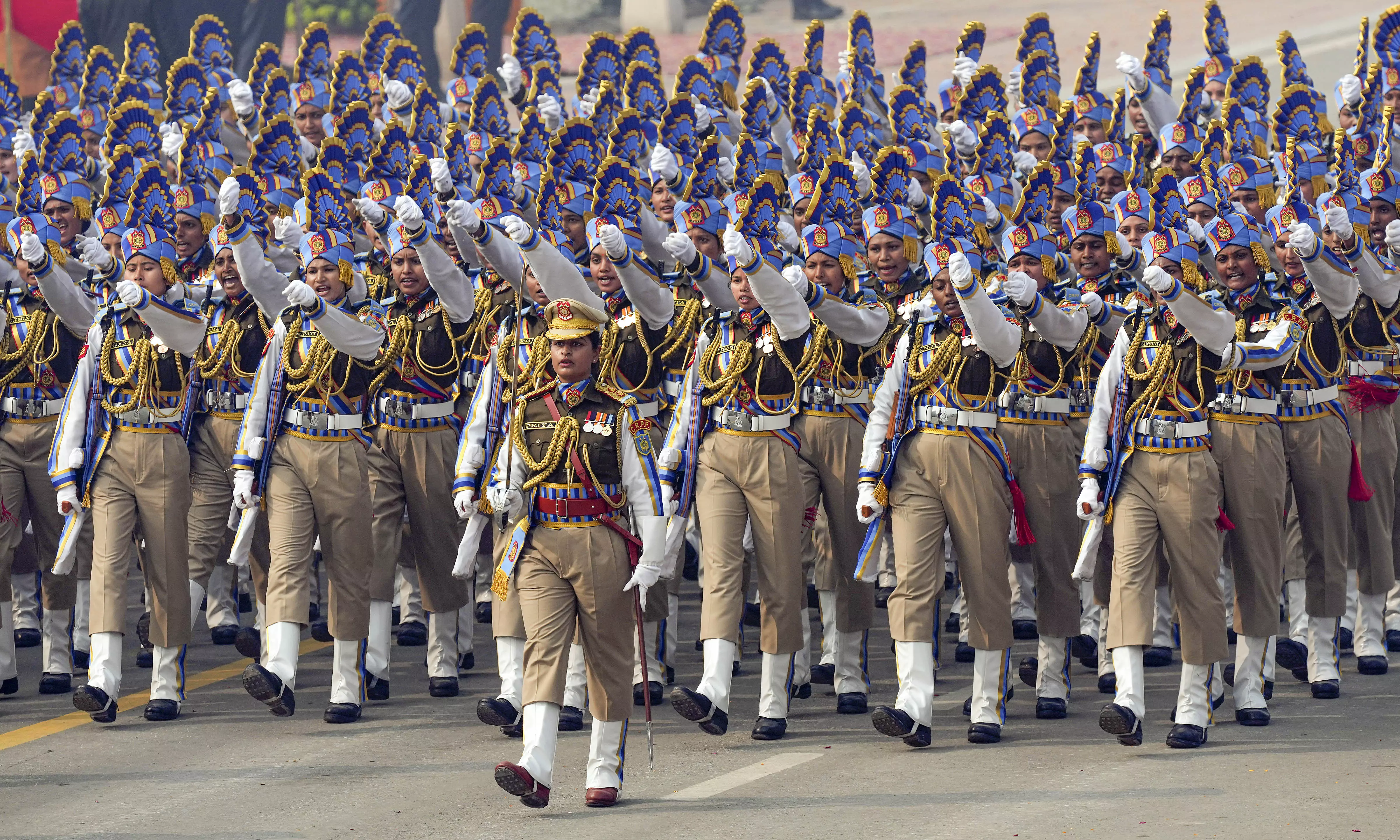 Republic Day parade: All-women contingents, Ram Lalla tableau steal the show