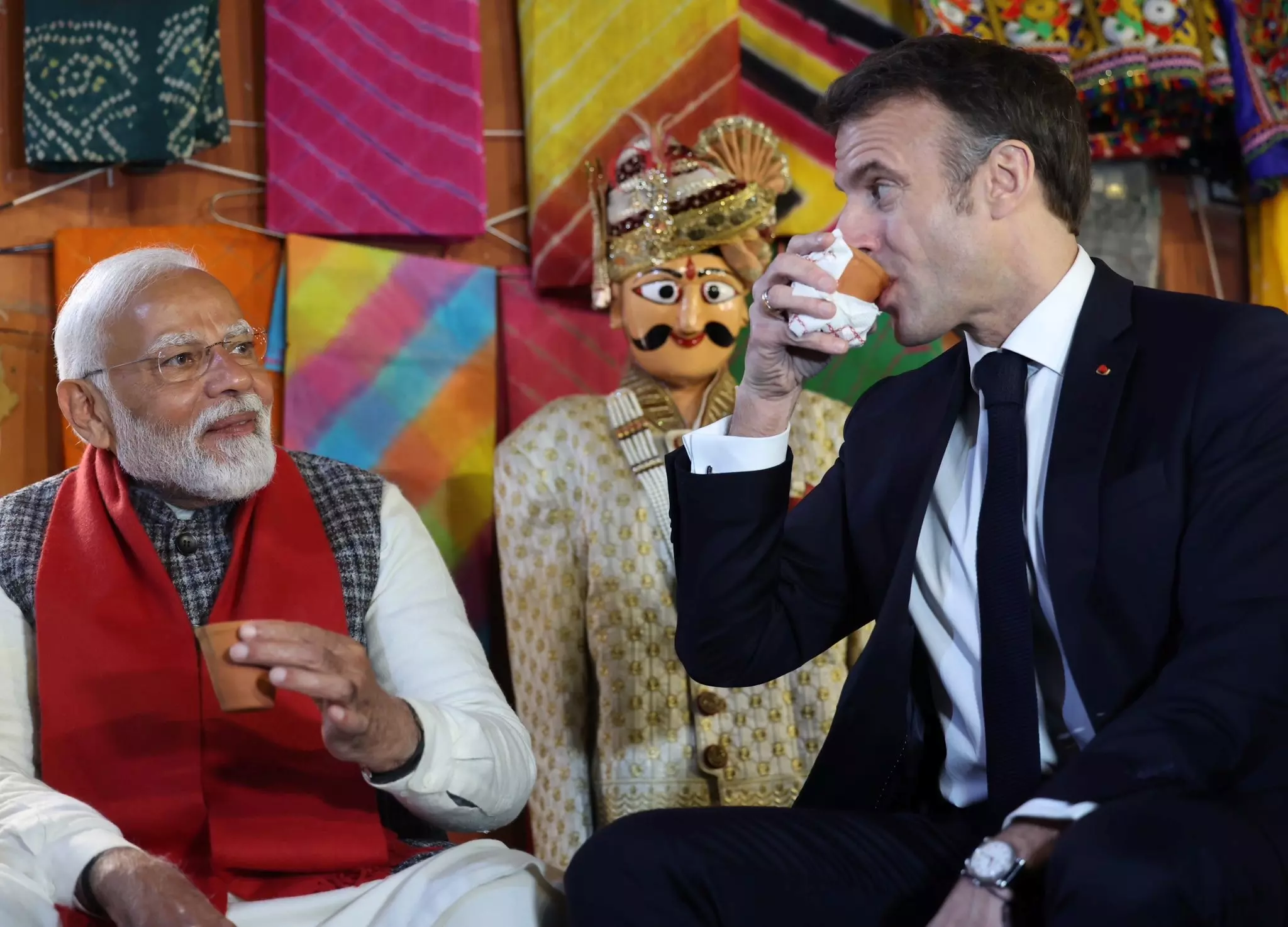 7 highlights of French President Emmanuel Macrons two-day visit to India